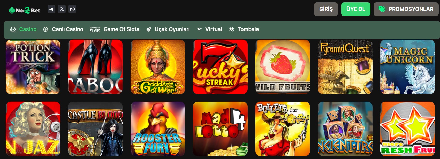 No2bet Canlı Destek